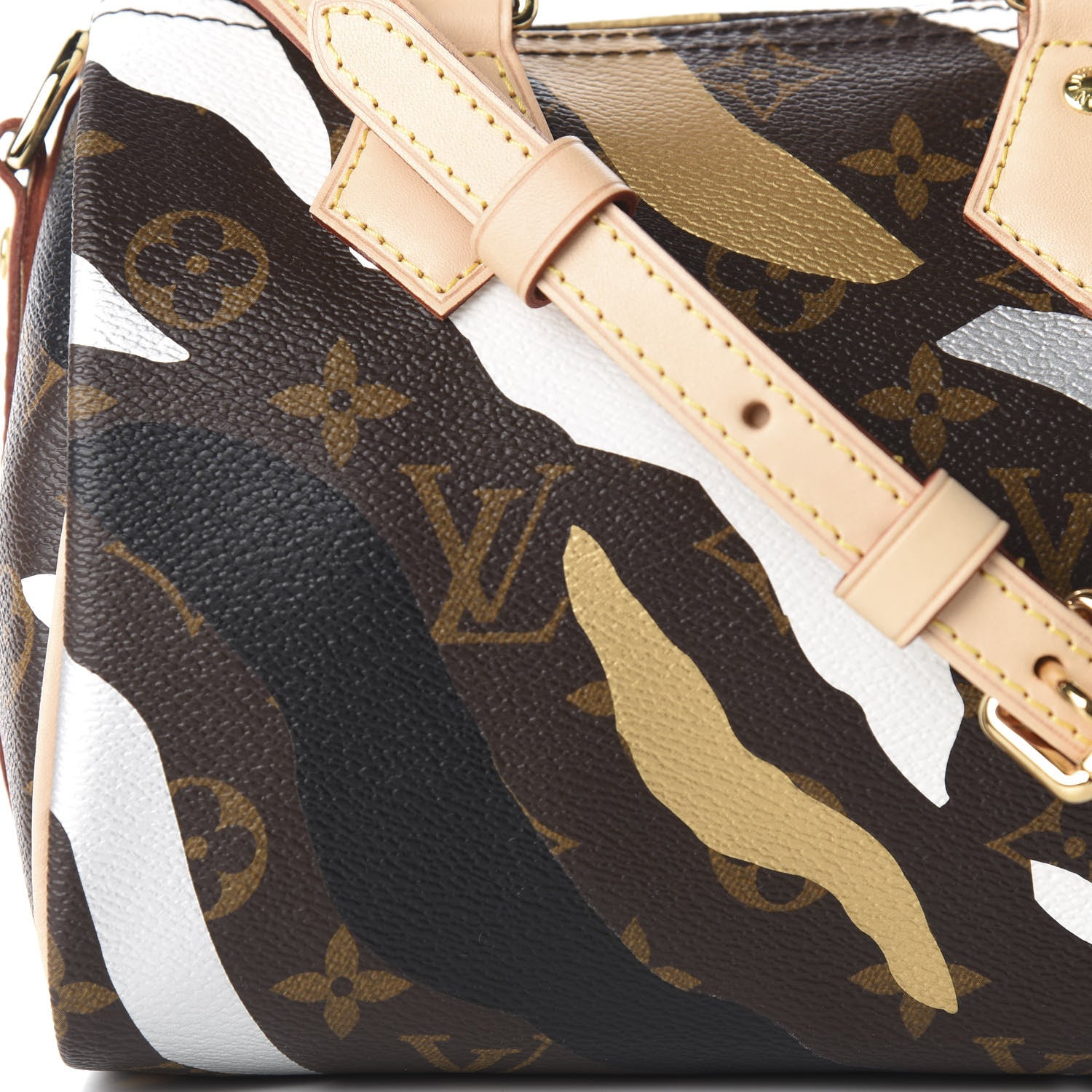 Louis Vuitton X LOL Monogram Speedy BB Gold Silver 9 of 10