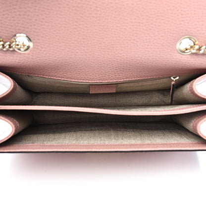 Gucci Dollar Calfskin Interlocking G Shoulder Bag Soft Pink 5 of 10