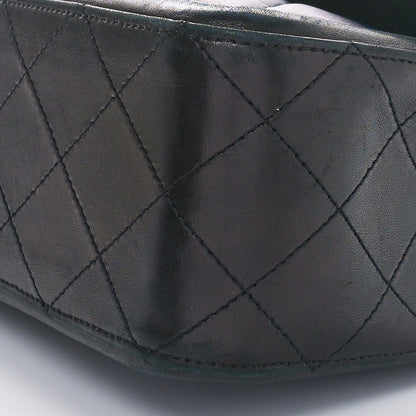 Chanel Calfskin Quilted Large Elegant CC Flap Navy Black 11 of 11
