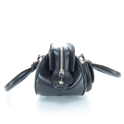 Christian Dior Leather Small Detective Satchel Black 7 of 11