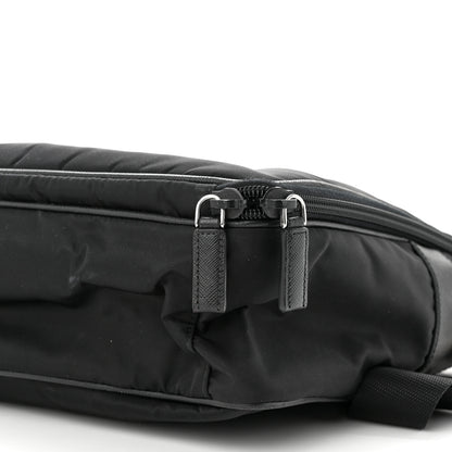 Prada Tessuto Nylon Saffiano Briefcase Black 11 of 12