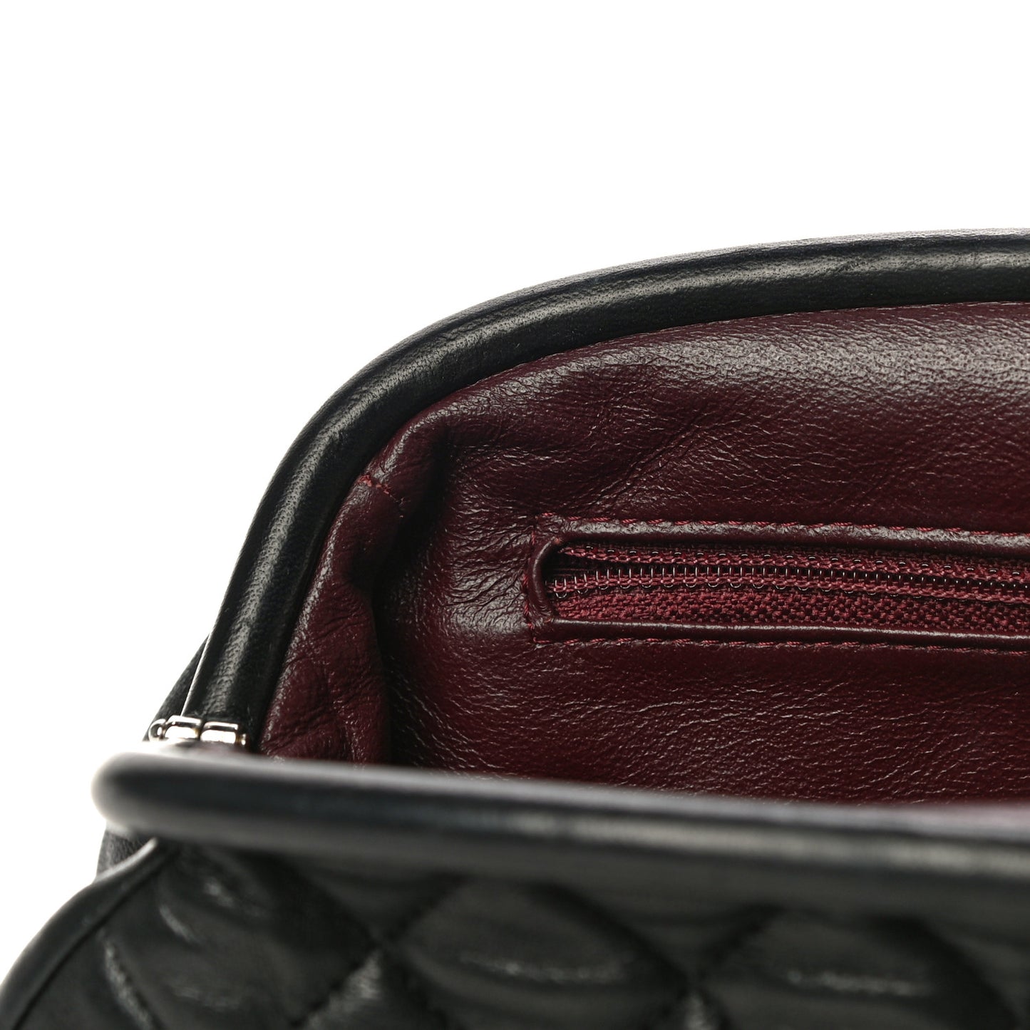 Lambskin Quilted Timeless Clutch Black