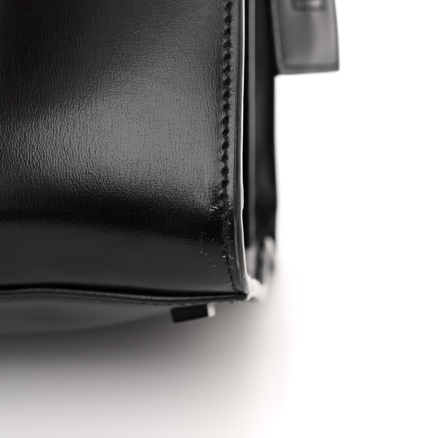 Saint Laurent Shiny Calfskin Medium Uptown Tote Black 15 of 16