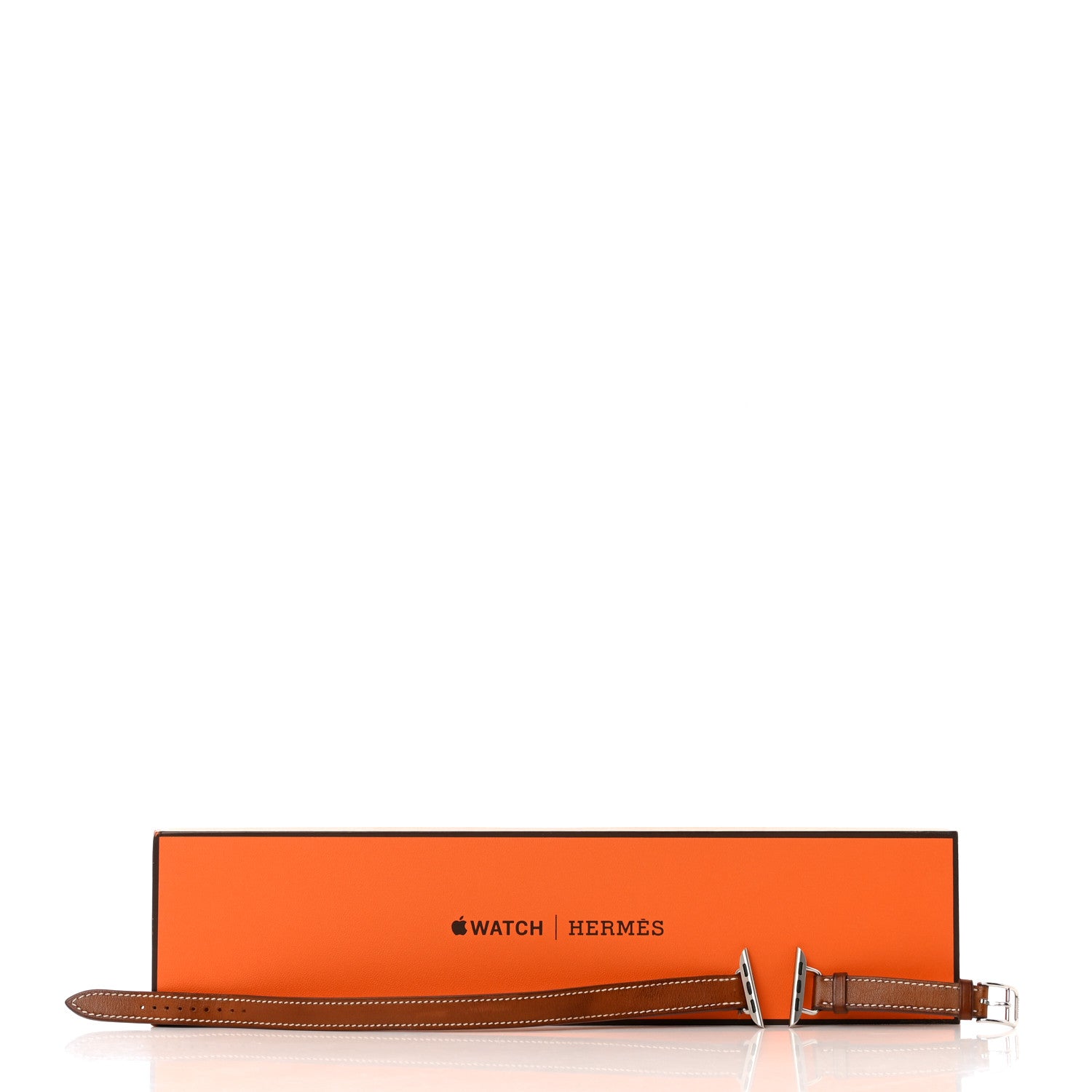 Hermes Barenia 38mm Apple Watch Double Tour Band Fauve 7 of 7