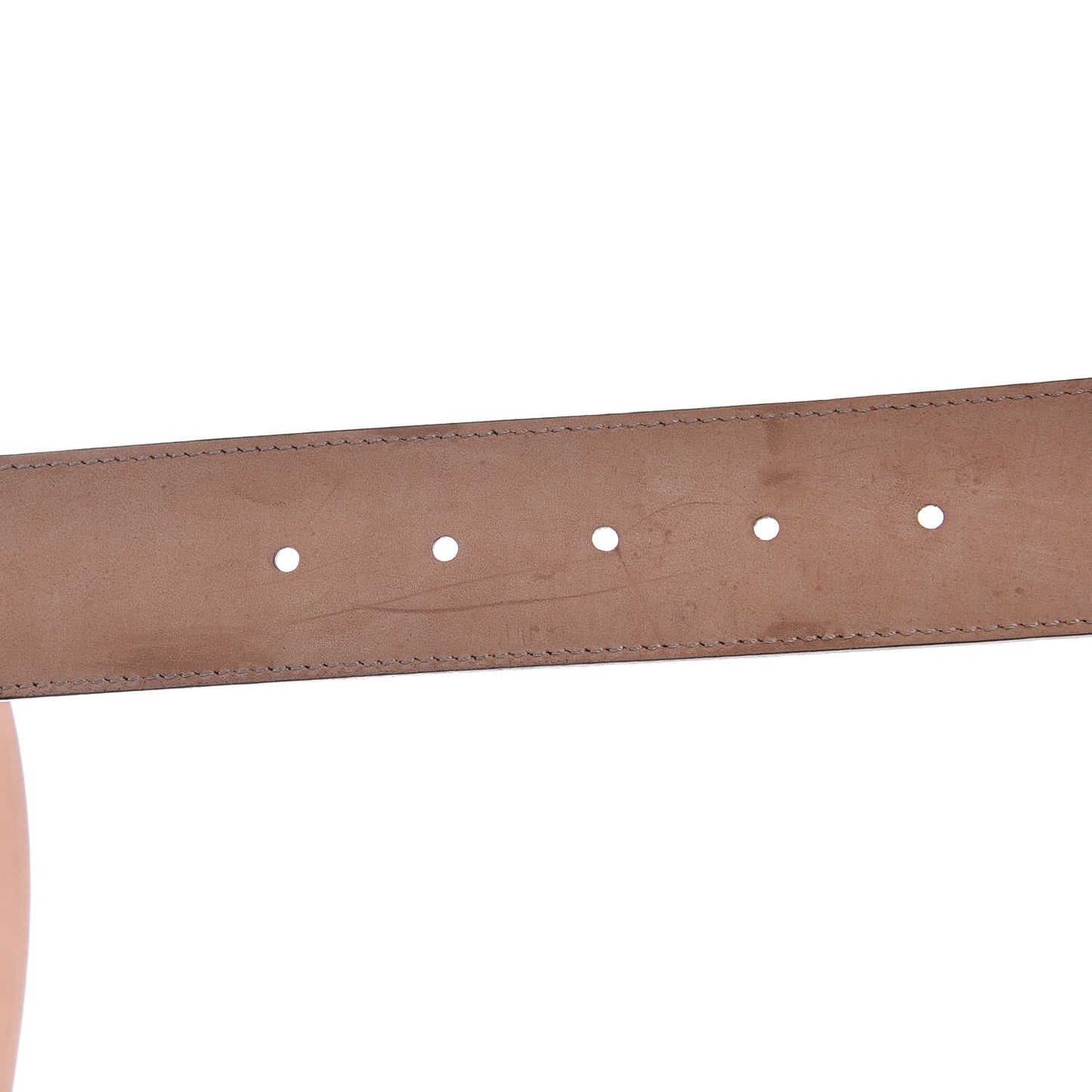 Nubuck Interlocking G Belt 95 38 Deep Orange