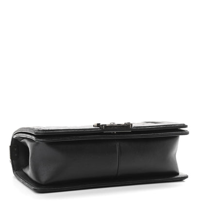 Chanel Lambskin Quilted Medium Boy Flap Black 3 of 12