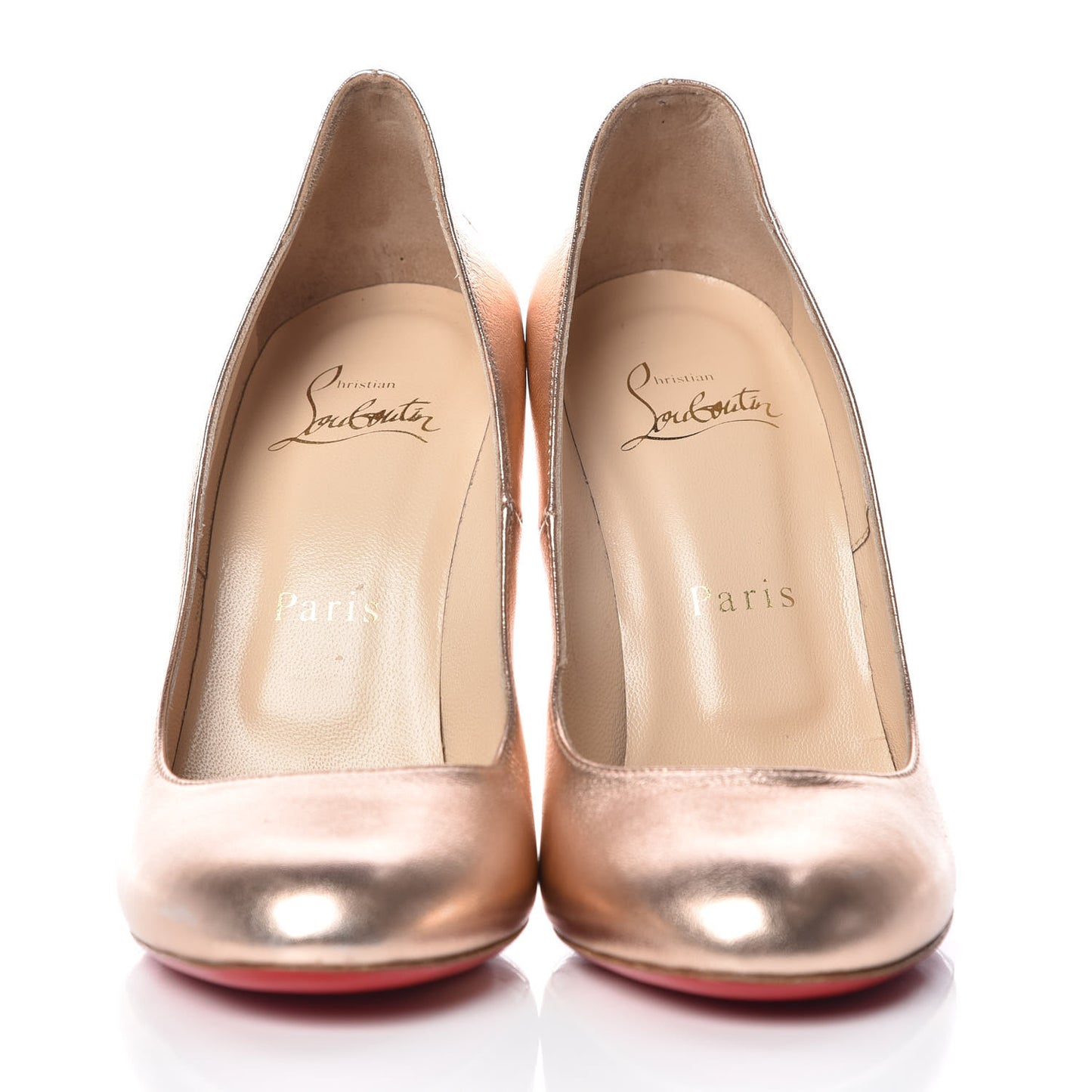 Metallic Nappa Fifi 100 Pumps 36 Pink