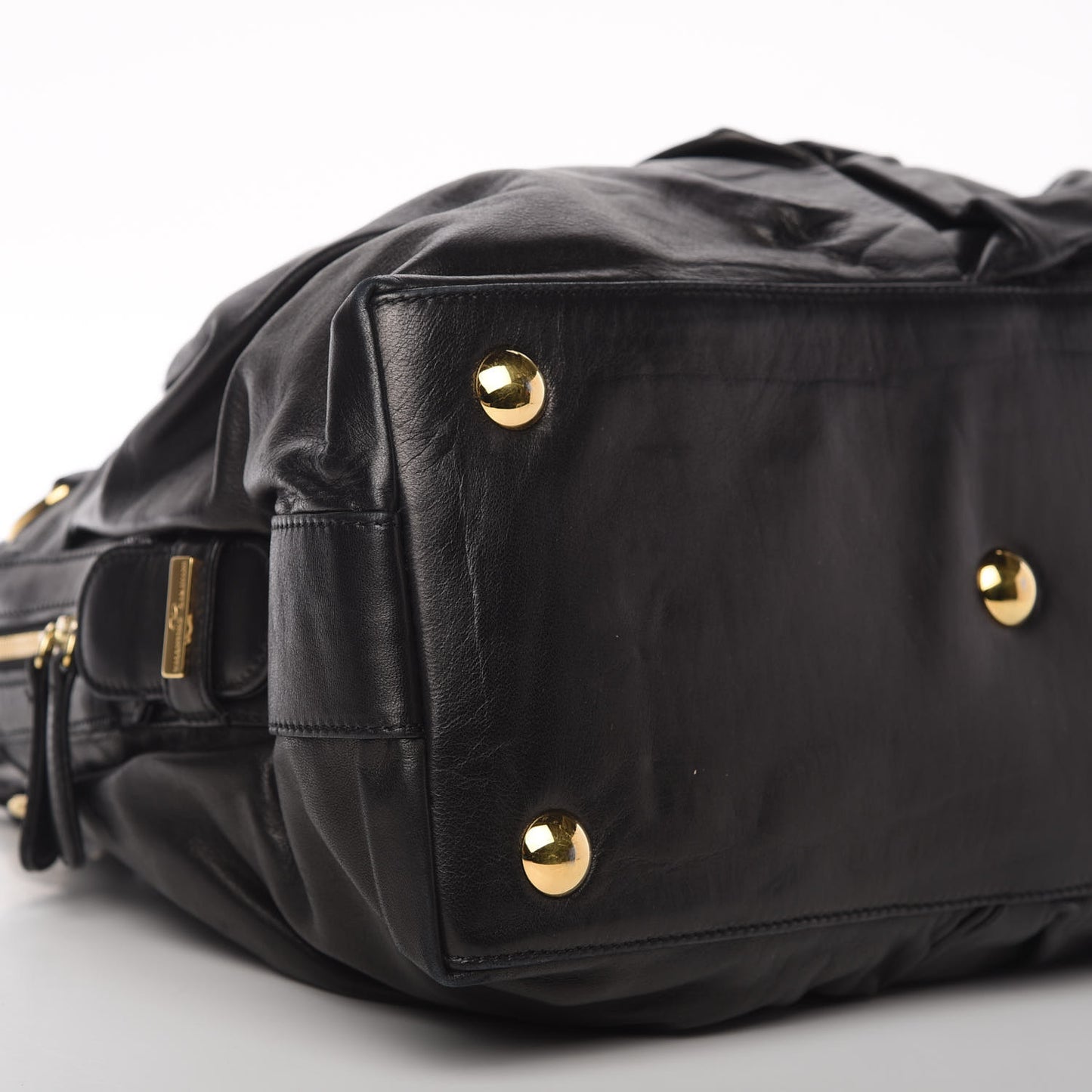 Lambskin Woven Couture Bag Black