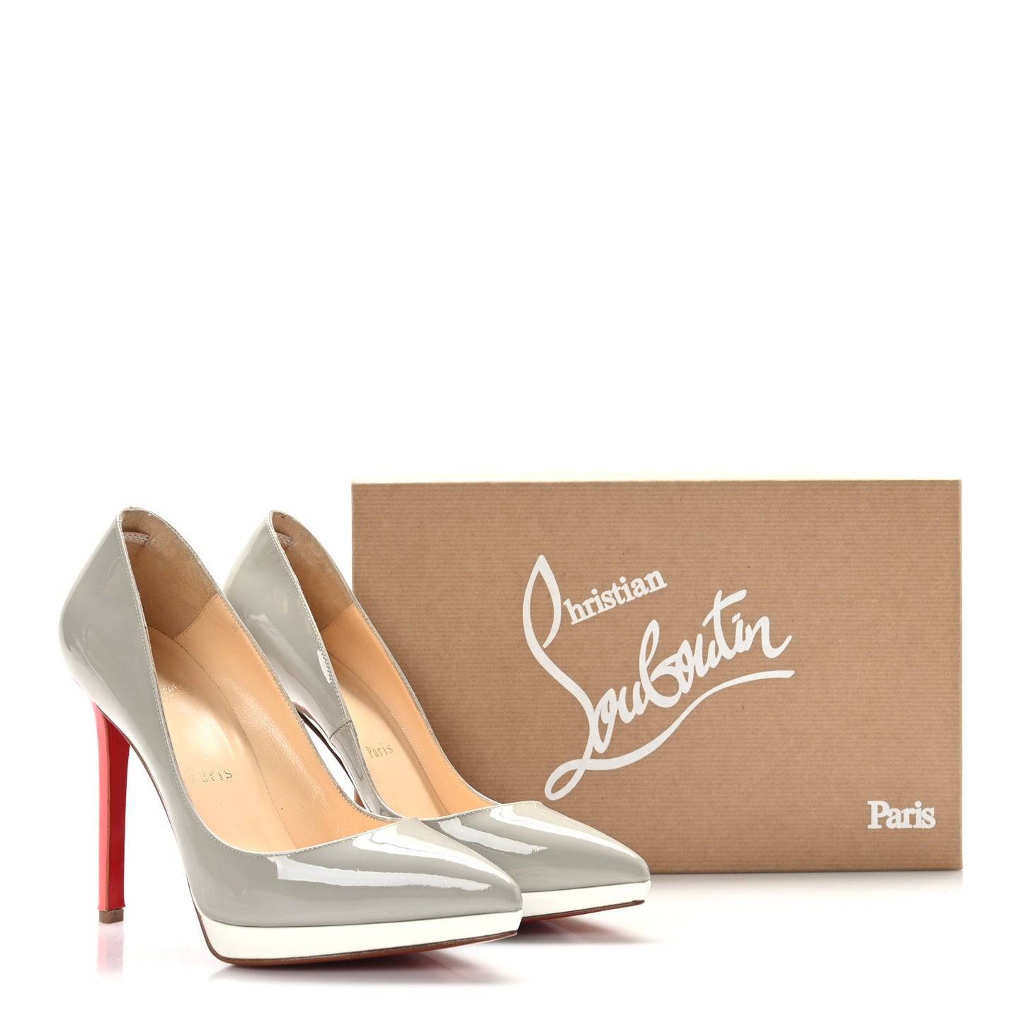 Patent Pigalle Plato 120 Pumps 37 Plato 37.5 Grey