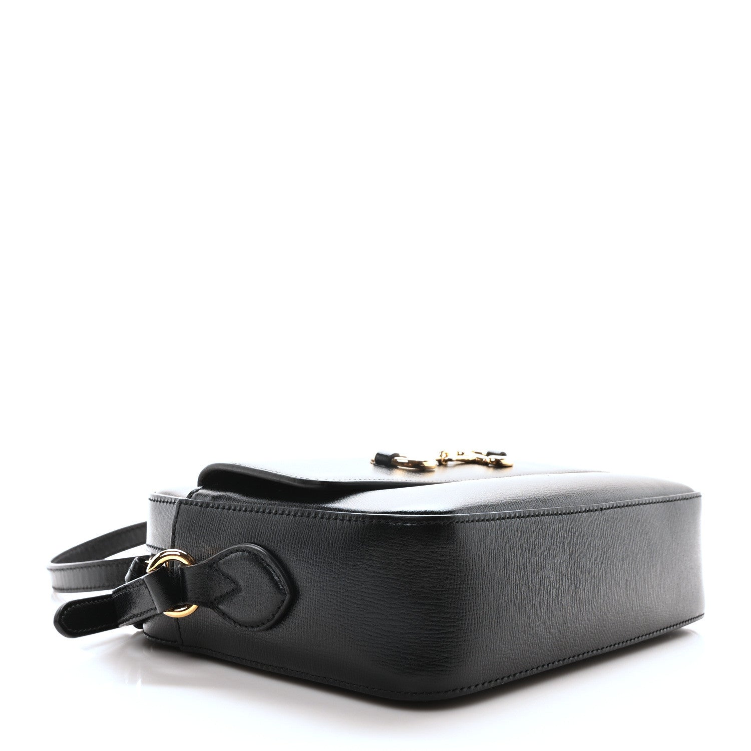 Gucci Azalea Calfskin Small Horsebit 1955 Shoulder Bag Black 4 of 10