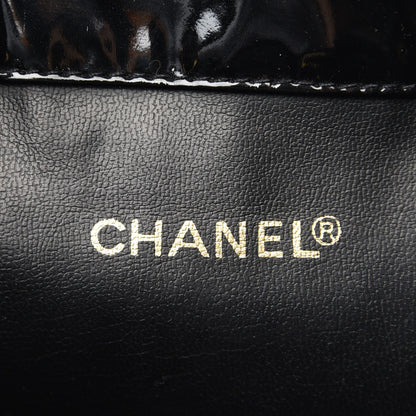 Chanel Patent CC Drawstring Shoulder Bag Black 7 of 8