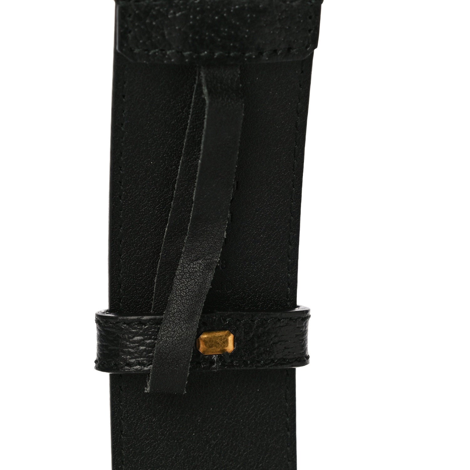 Gucci Textured Calfskin Double G 40mm Belt 95 38 Black 4 of 7