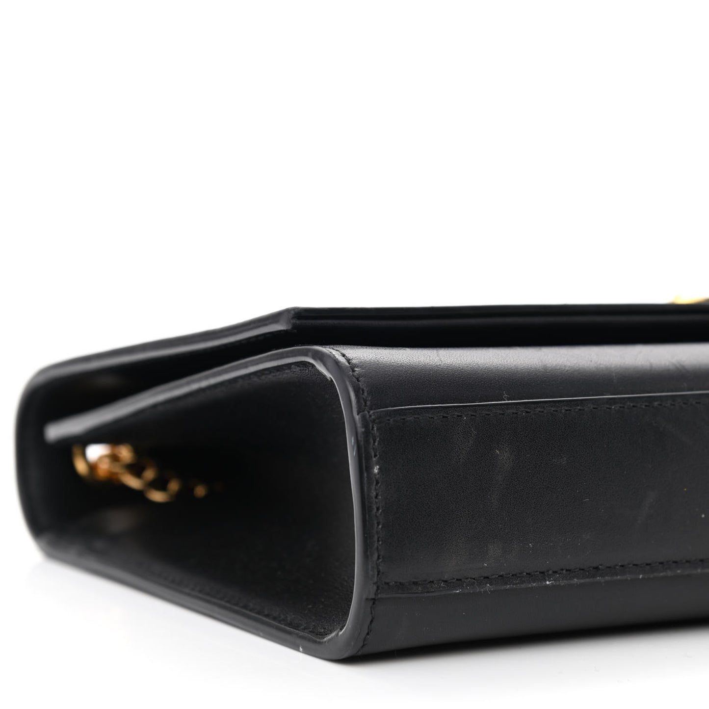 Smooth Calfskin Medium Classic Monogram Kate Tassel Satchel Black