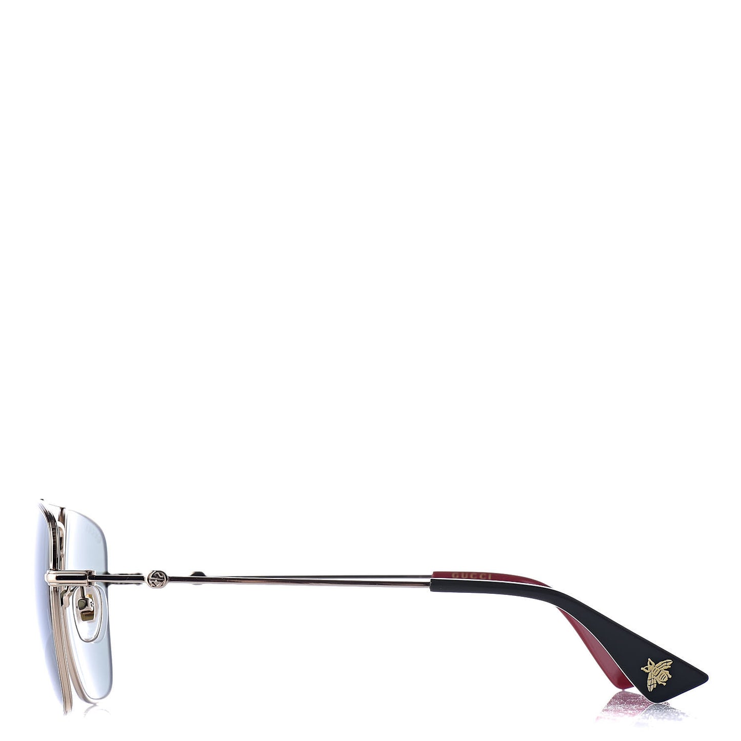 Squared Aviator Sunglasses GG0108S Black