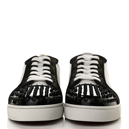 Christian Louboutin Calfskin Patent Mens Louis Junior Spikes Orlato Flat Sneakers 44 Multi 2 of 10