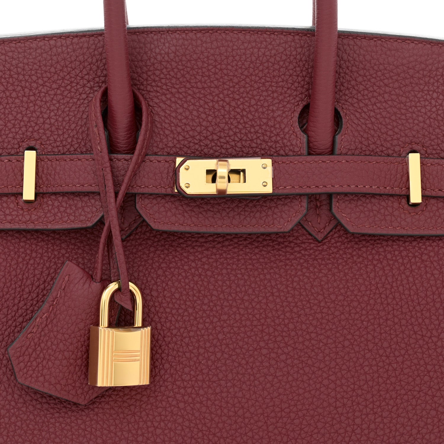 Hermes Togo Birkin 25 Rouge Grenat 8 of 10