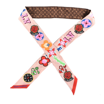 Louis Vuitton Silk Monogram LV Stories BB Bandeau Nude 1 of 3