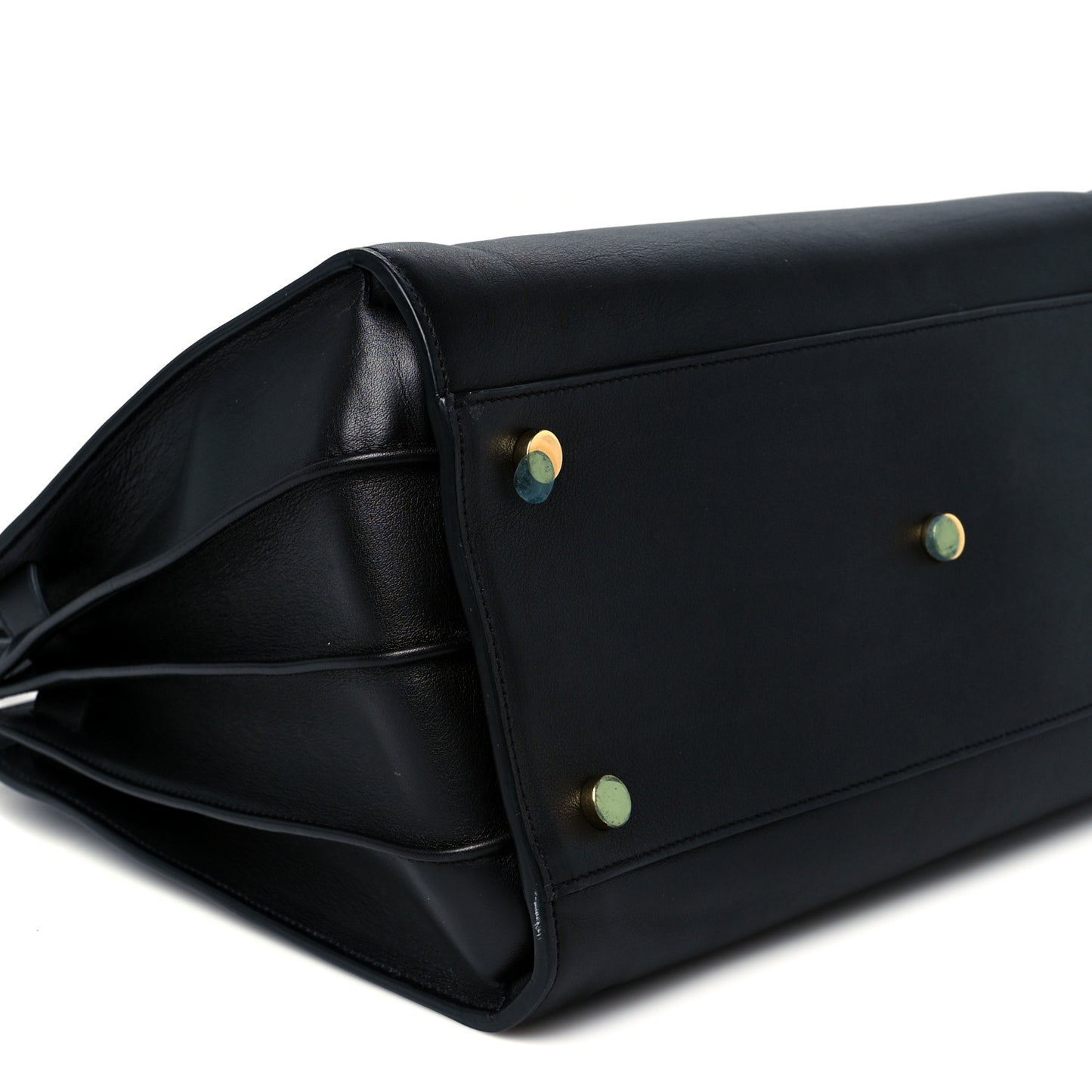 Calfskin Small Sac De Jour Black