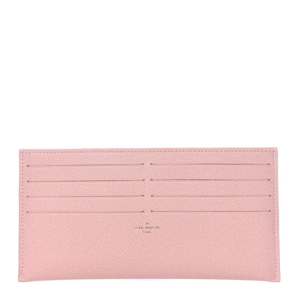 Louis Vuitton Calfskin Felicie Card Holder Insert Rose Ballerine 1 of 6