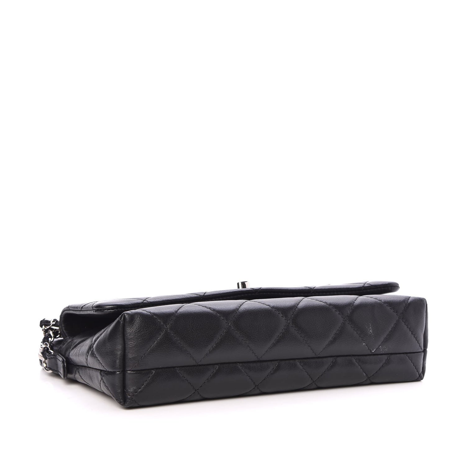 Calfskin Quilted Crossbody Bag Black
