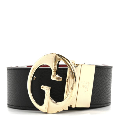 Gucci Calfskin 1973 Reversible Belt 75 30 Black Red 1 of 7