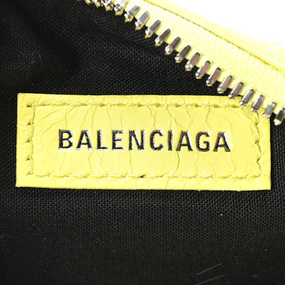Balenciaga Agneau Arena Le Cagole Shoulder Bag XS Lime 7 of 11