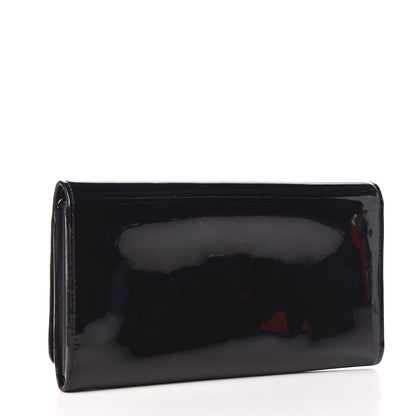 Louis Vuitton Patent Louise Wallet Black 3 of 7