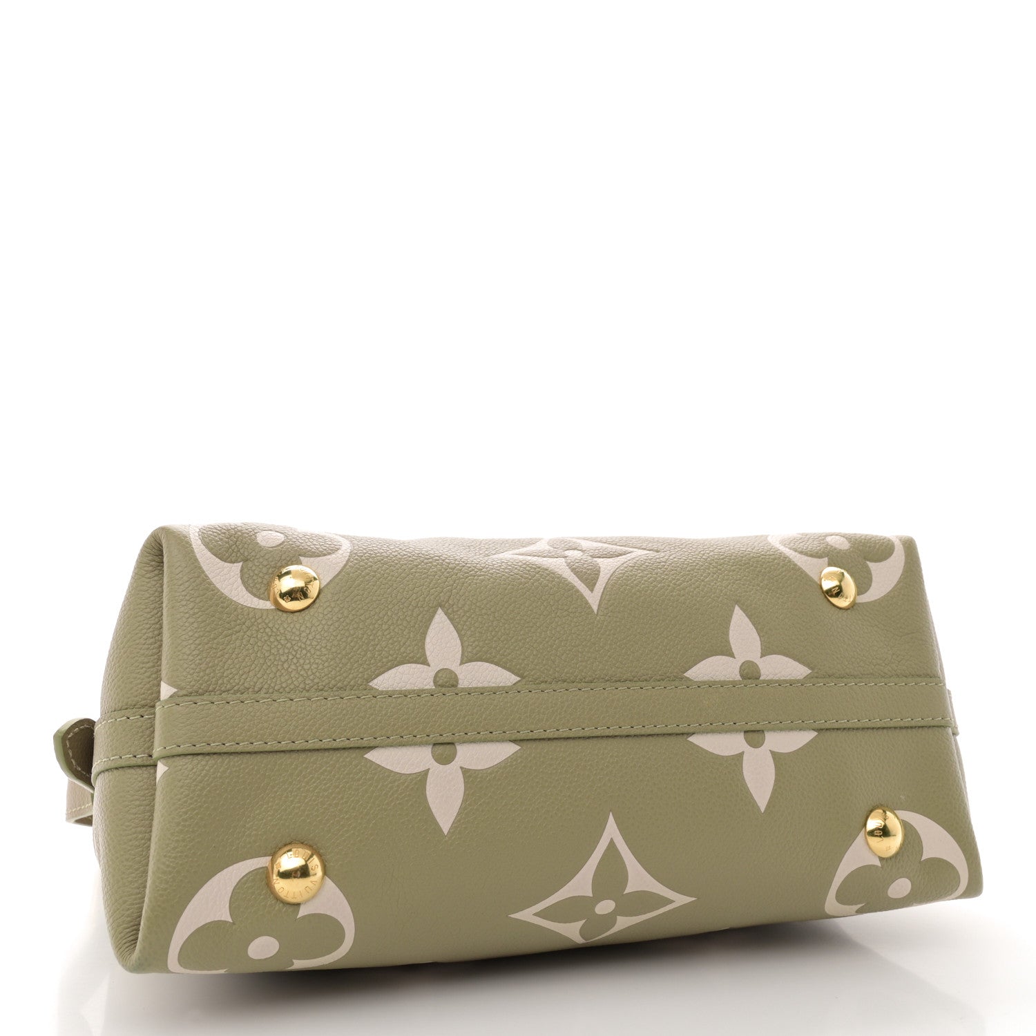 Louis Vuitton Empreinte Monogram Giant CarryAll PM Khaki Creme 5 of 10