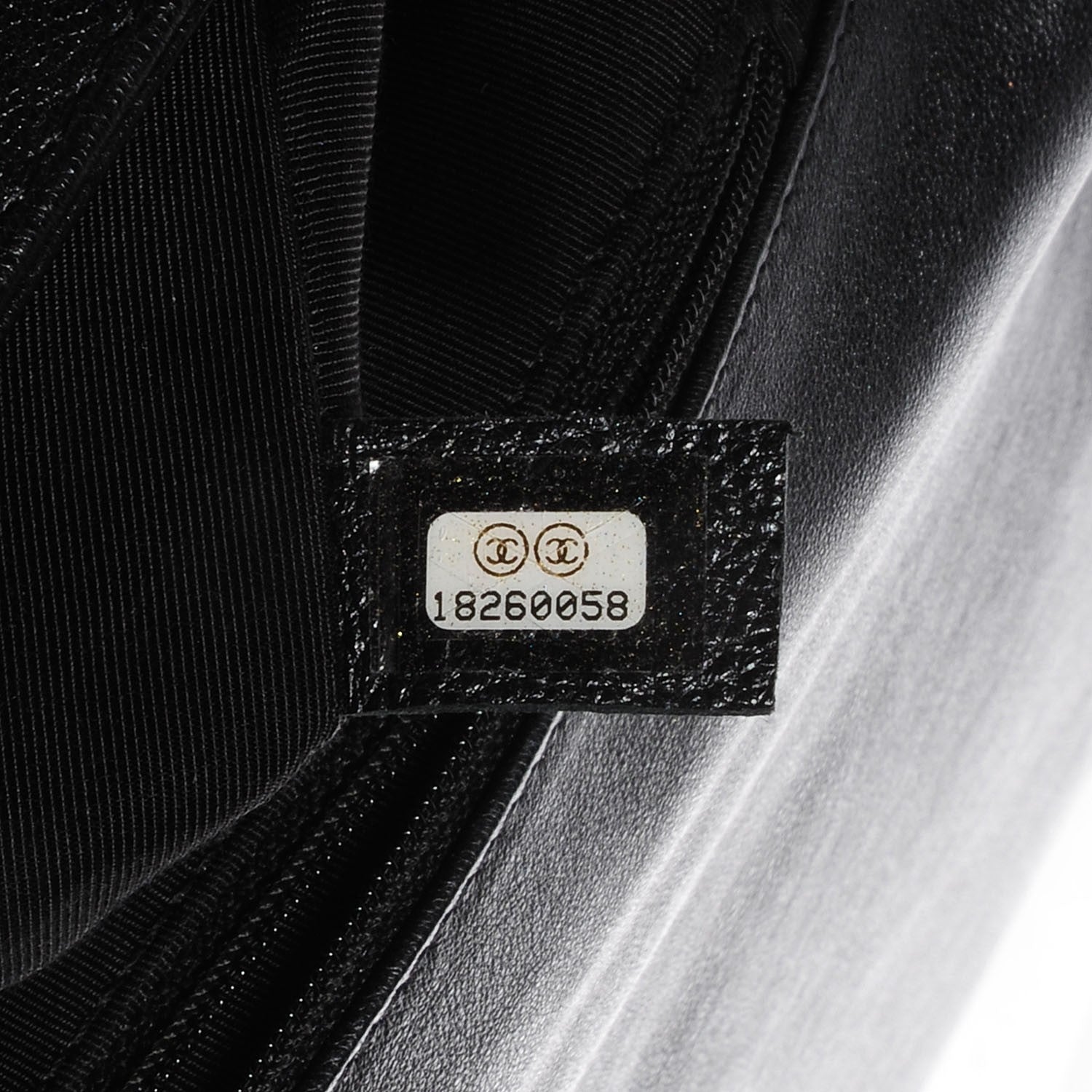 Chanel Metallic Calfskin Quilted Large Boy Flap Black 8 of 9