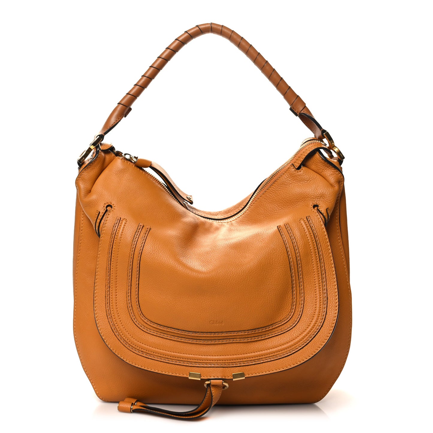 Calfskin Large Marcie Hobo Sugar