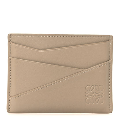 Loewe Calfskin Puzzle Card Holder Sand 1 of 7