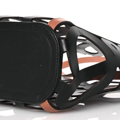 Loewe Smooth Calfskin Small Anagram Cutout Tote Black 9 of 15