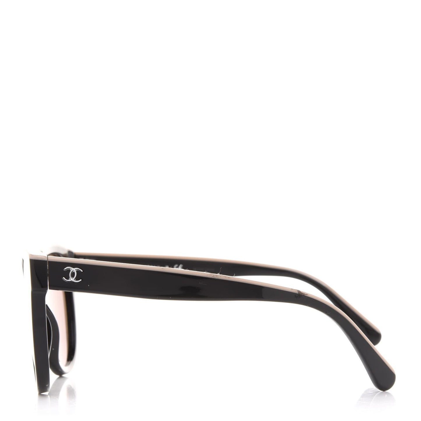 Acetate CC Butterfly Sunglasses 5414 Black Beige