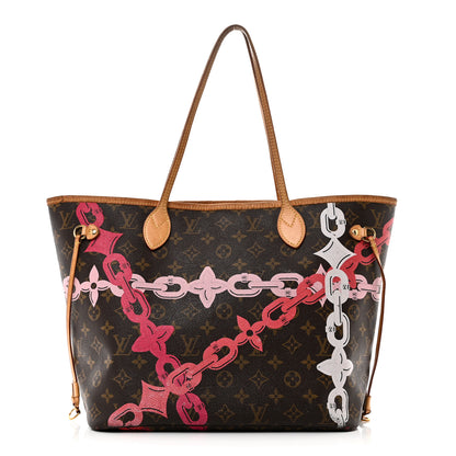 Louis Vuitton Monogram Bay Neverfull MM Rose Ballerine Poppy 1 of 14