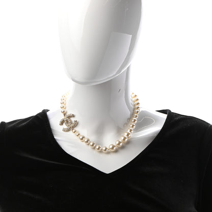 Chanel Pearl CC 100th Anniversary Necklace Light Gold 2 of 7