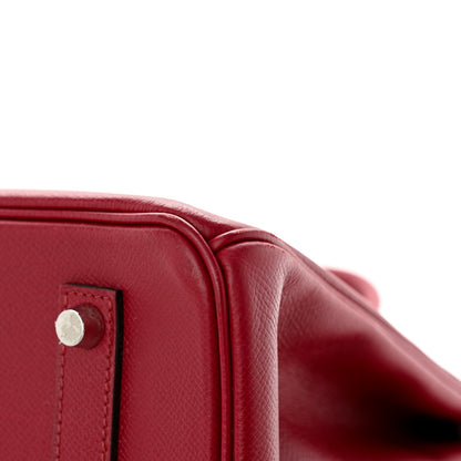 Hermes Epsom Birkin 35 Rouge Grenat 10 of 13