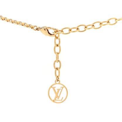 Louis Vuitton Metal Crystal Louise By Night Necklace 4 of 4