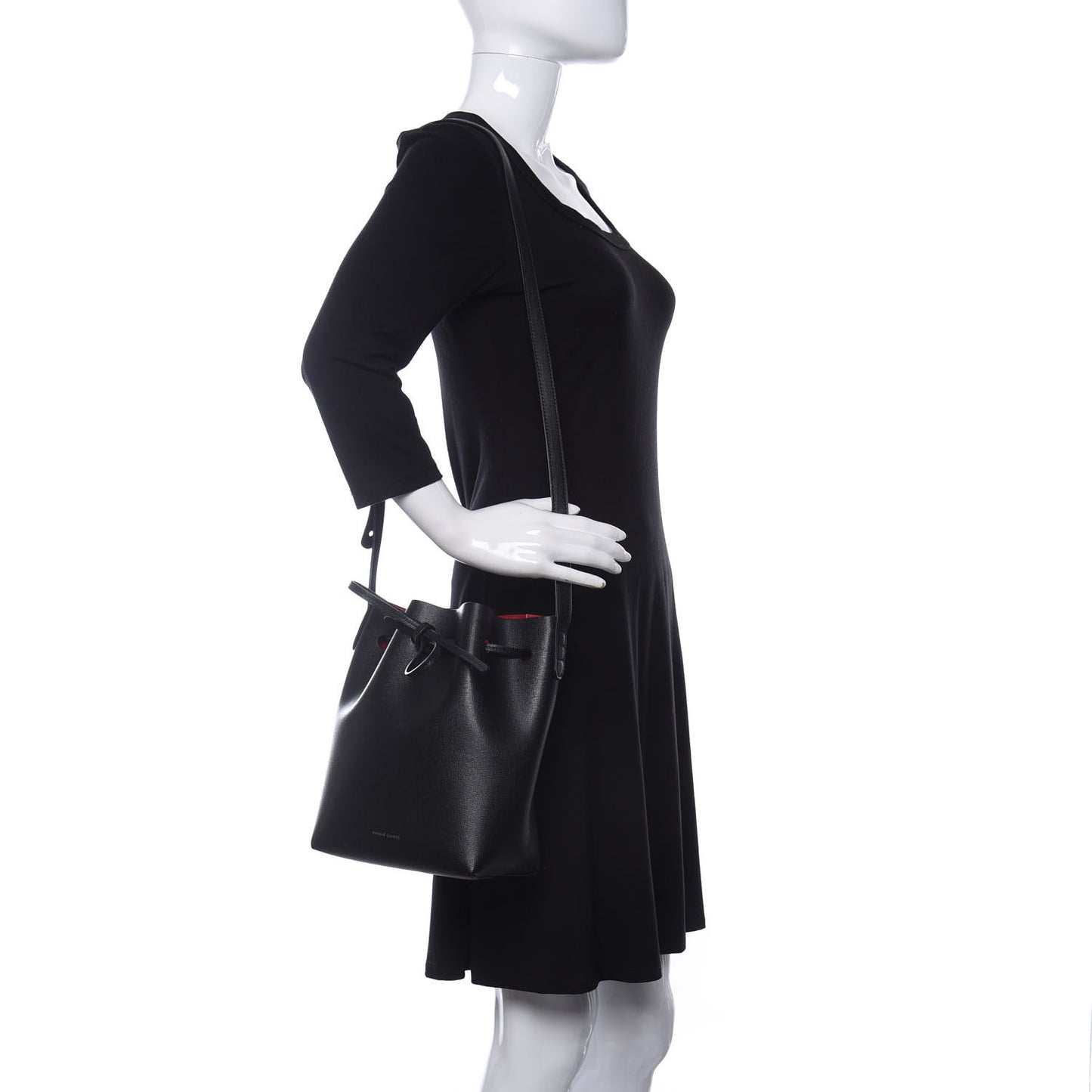 Saffiano Bucket Bag Black Flamma