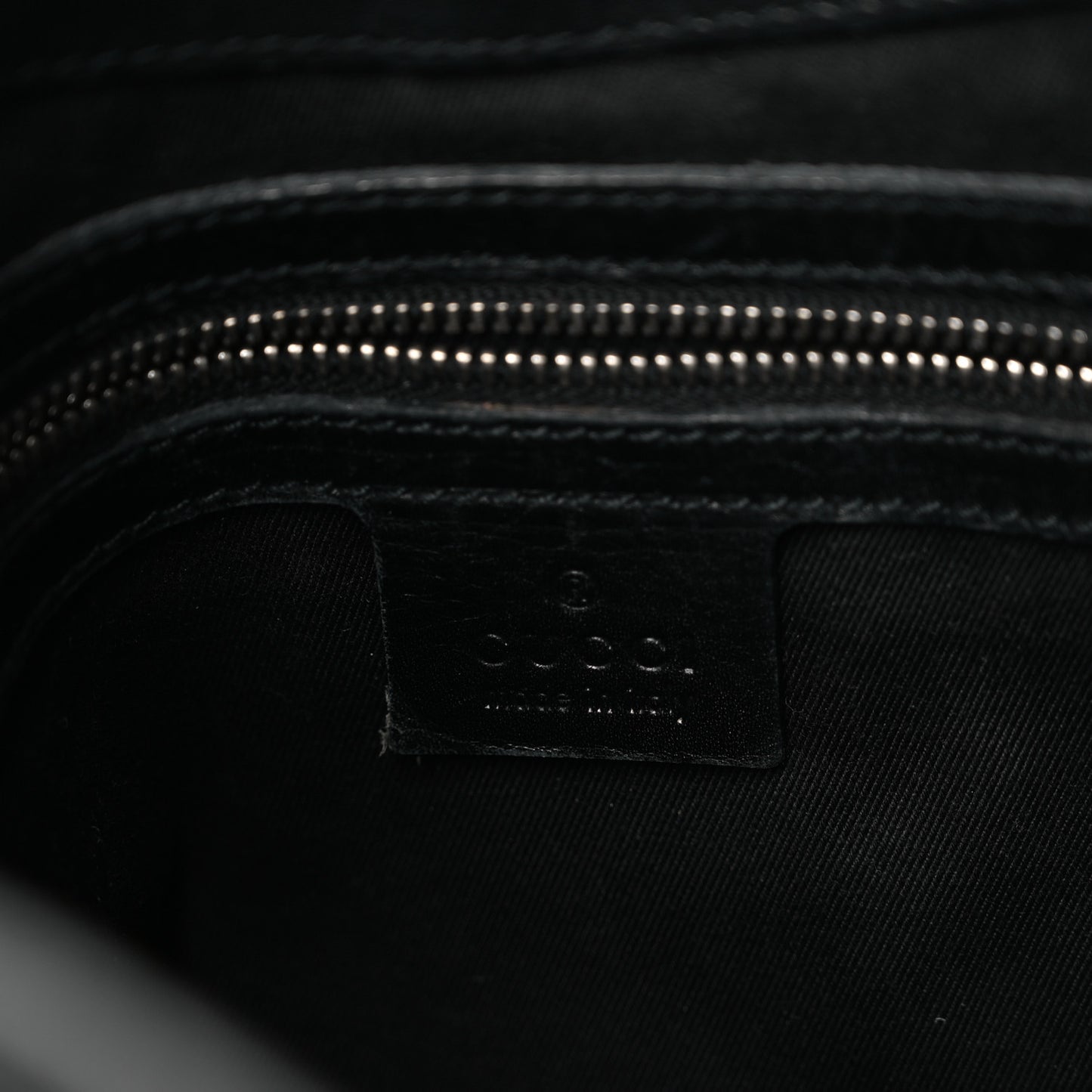 Monogram Piston Shoulder Bag Black