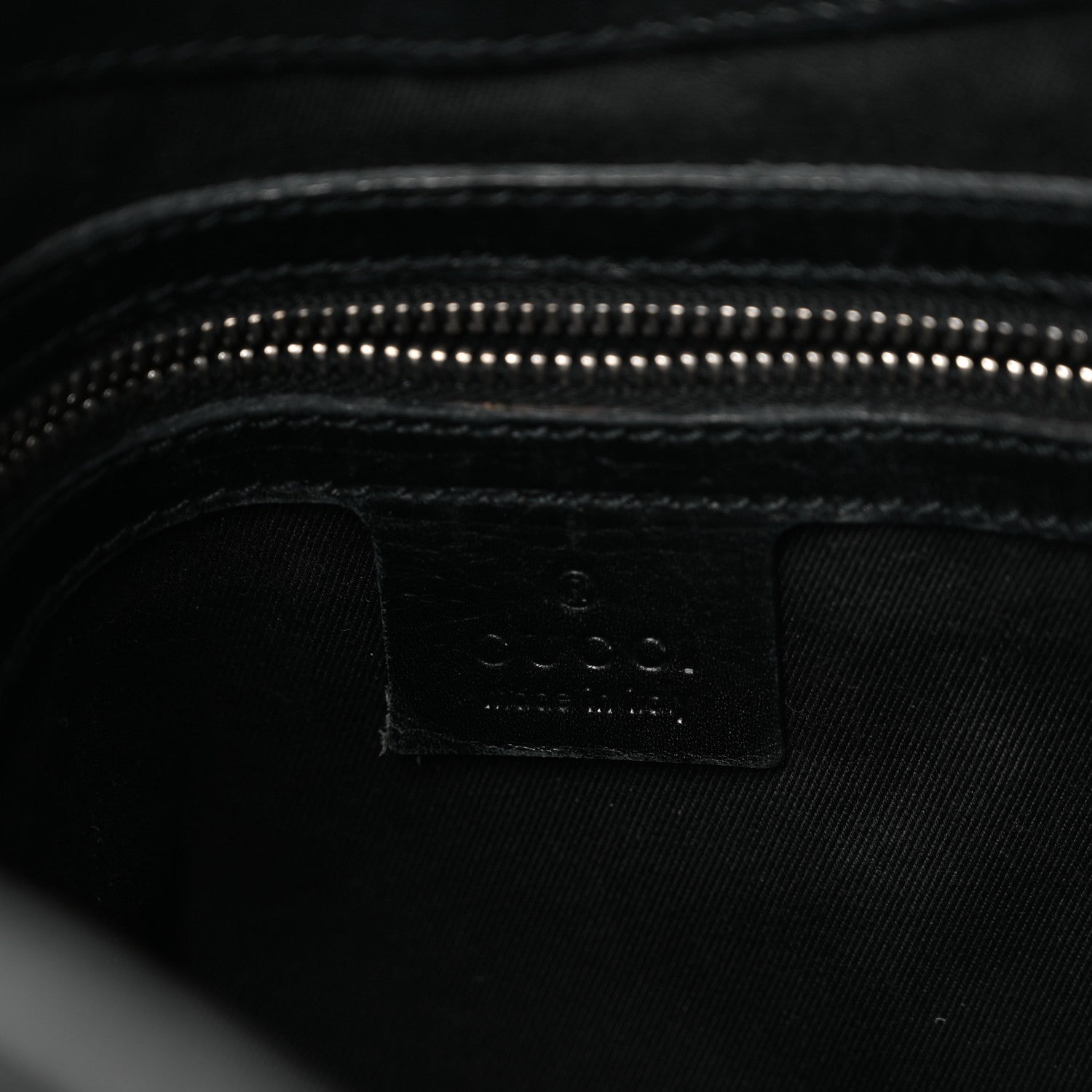 Gucci Monogram Piston Shoulder Bag Black 6 of 15