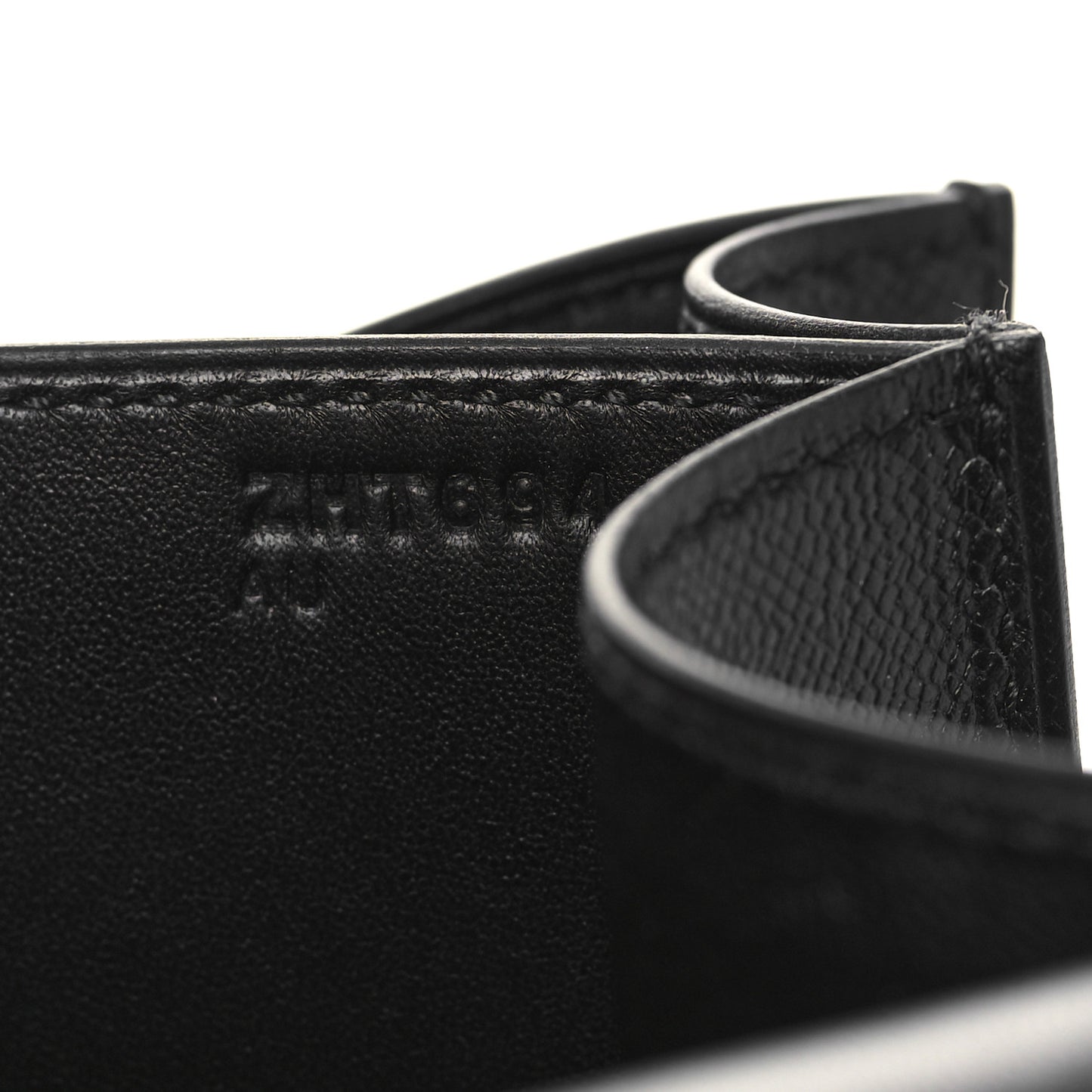 Madame Calfskin Lizard Constance 24 Black Ombre