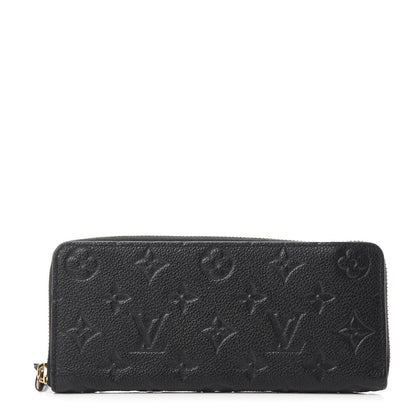 Louis Vuitton Empreinte Clemence Wallet Black 1 of 8