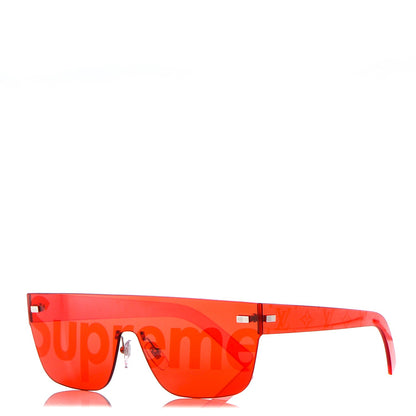 Louis Vuitton X SUPREME City Mask Sunglasses Coquelicot 1 of 7