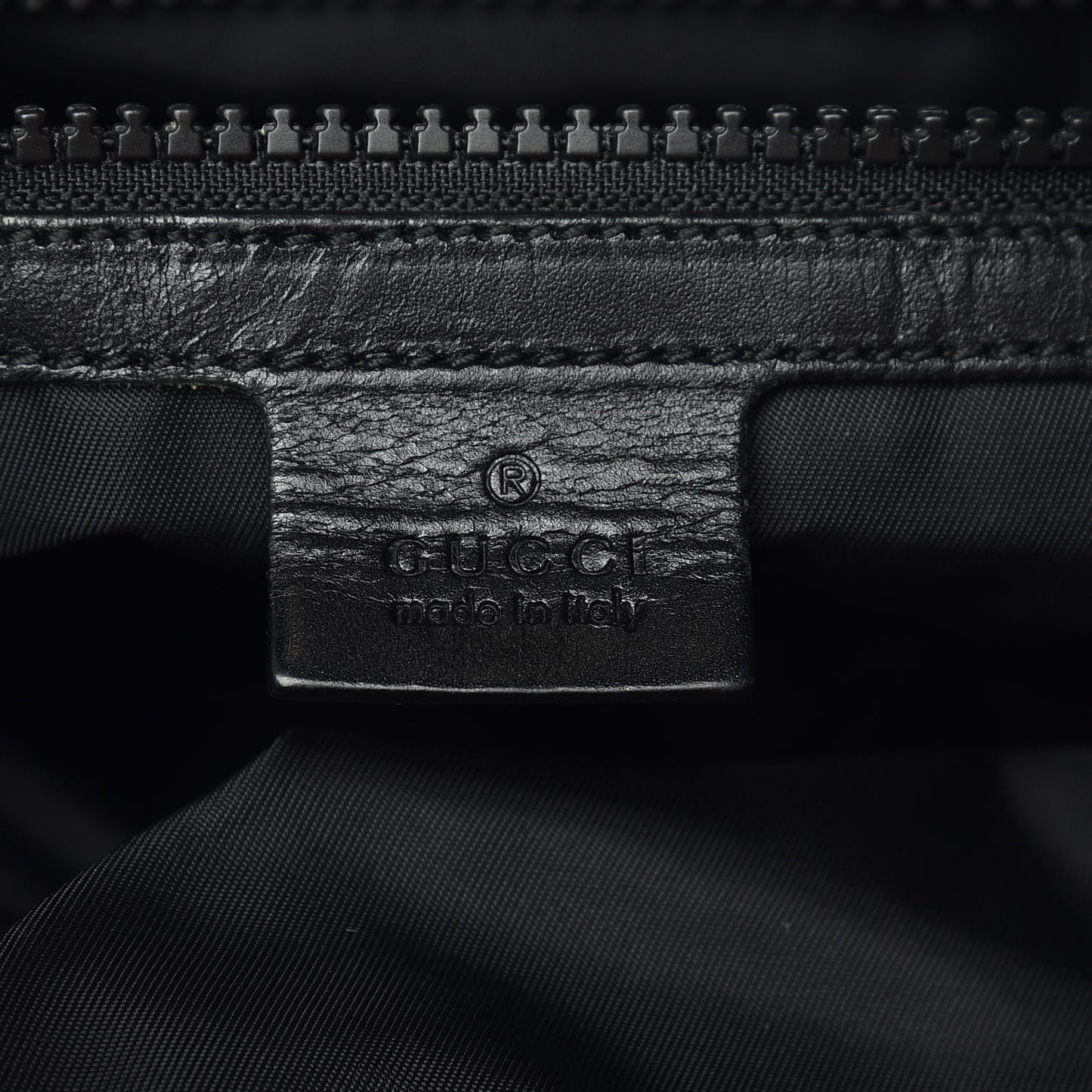 Techno Canvas Web L'Aveugle Par Amour Embroidered Double Buckle Backpack Black