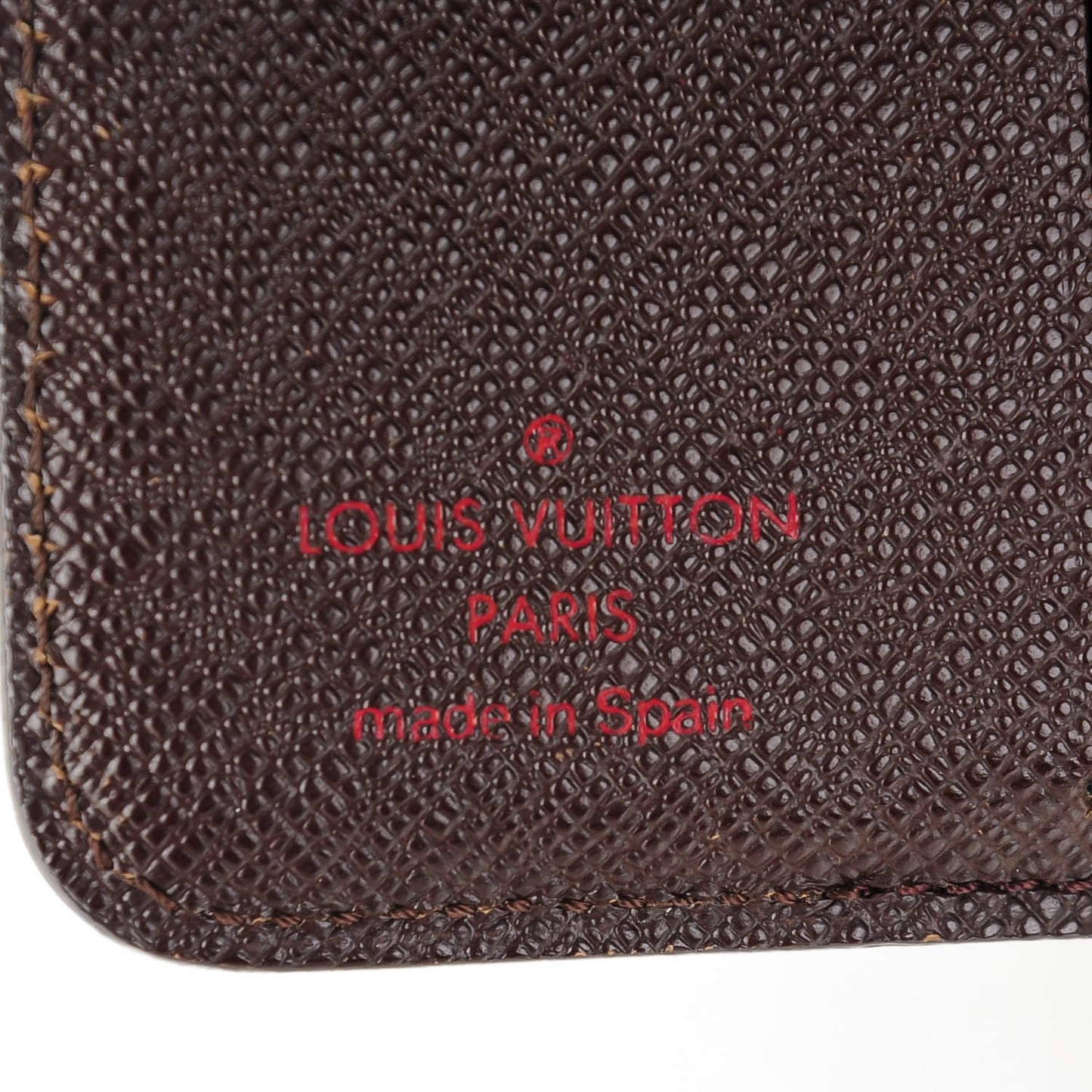 Damier Ebene Zippe Zipped Compact Wallet