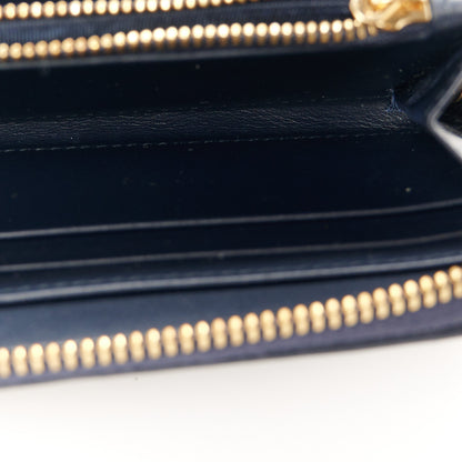 Christian Dior Oblique 30 Montaigne Zip Around Wallet Blue 10 of 10