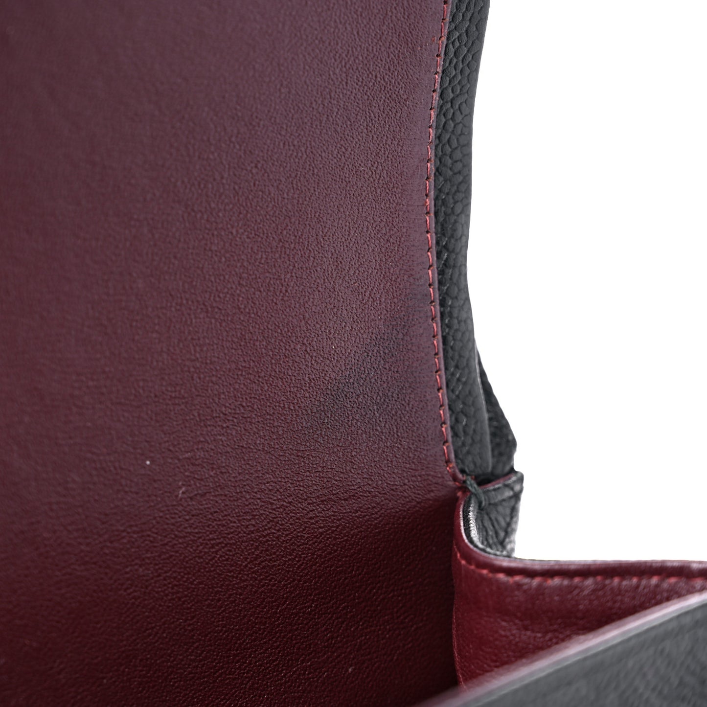 Caviar Quilted Maxi Double Flap Black