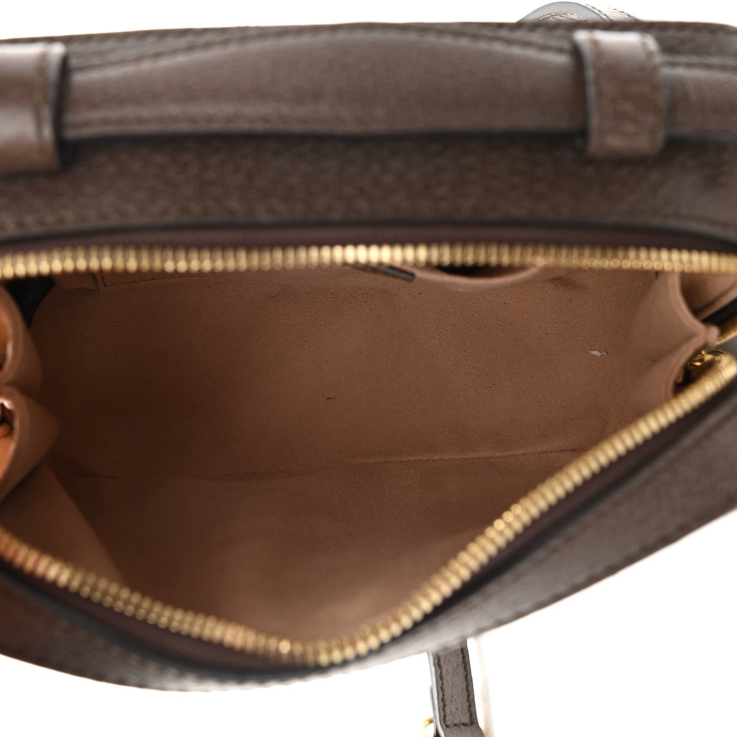 Gucci GG Supreme Monogram Mini Ophidia Top Handle Shoulder Bag Brown 5 of 10