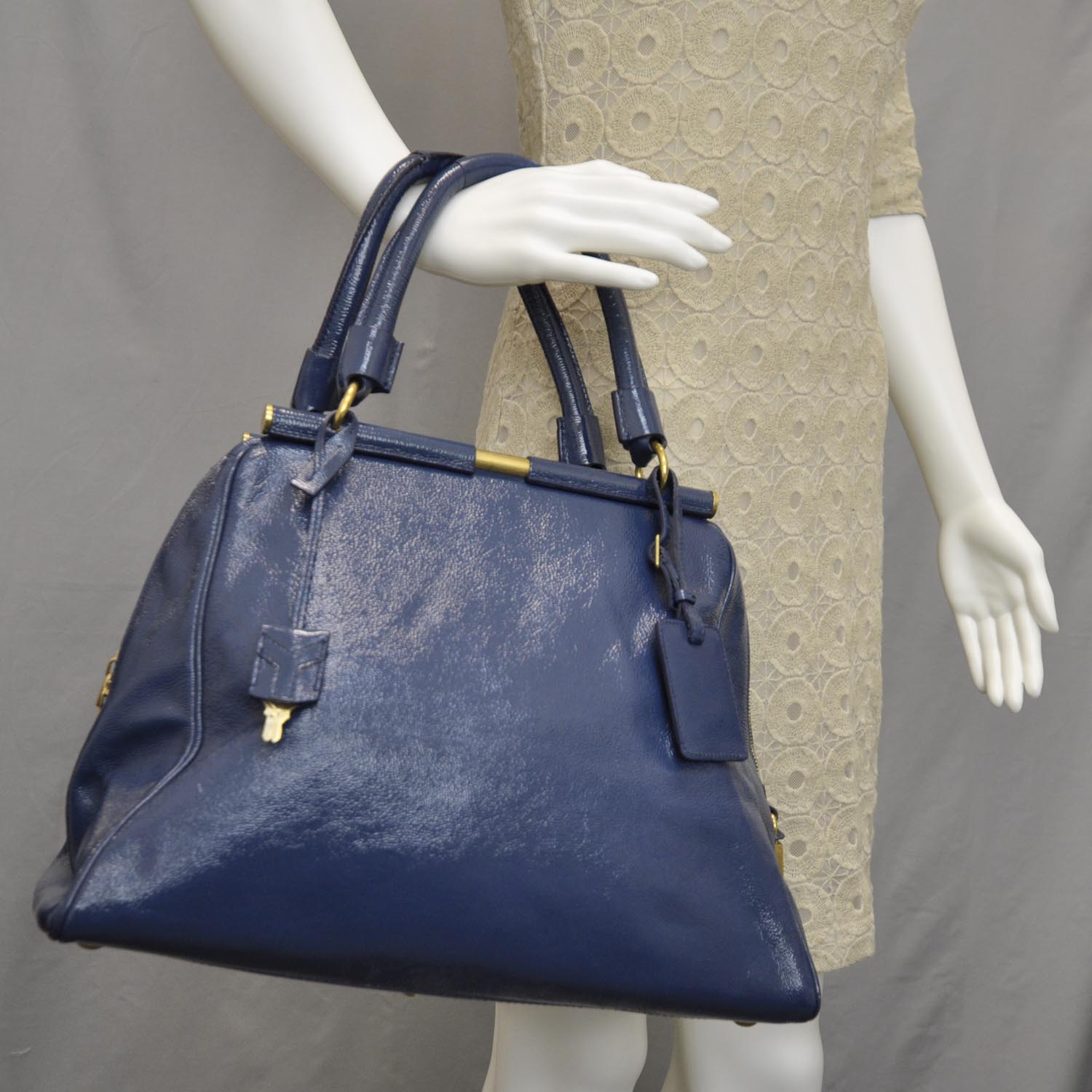 Saint Laurent Patent Majorelle Blue 2 of 10