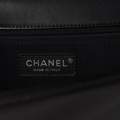 Chanel Lambskin Quilted Large Boy Flap Black 9 of 11